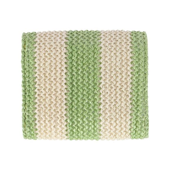 Buxton Women's Striped Straw Vegan Leather Medium Trifold - Picture 4 of 4